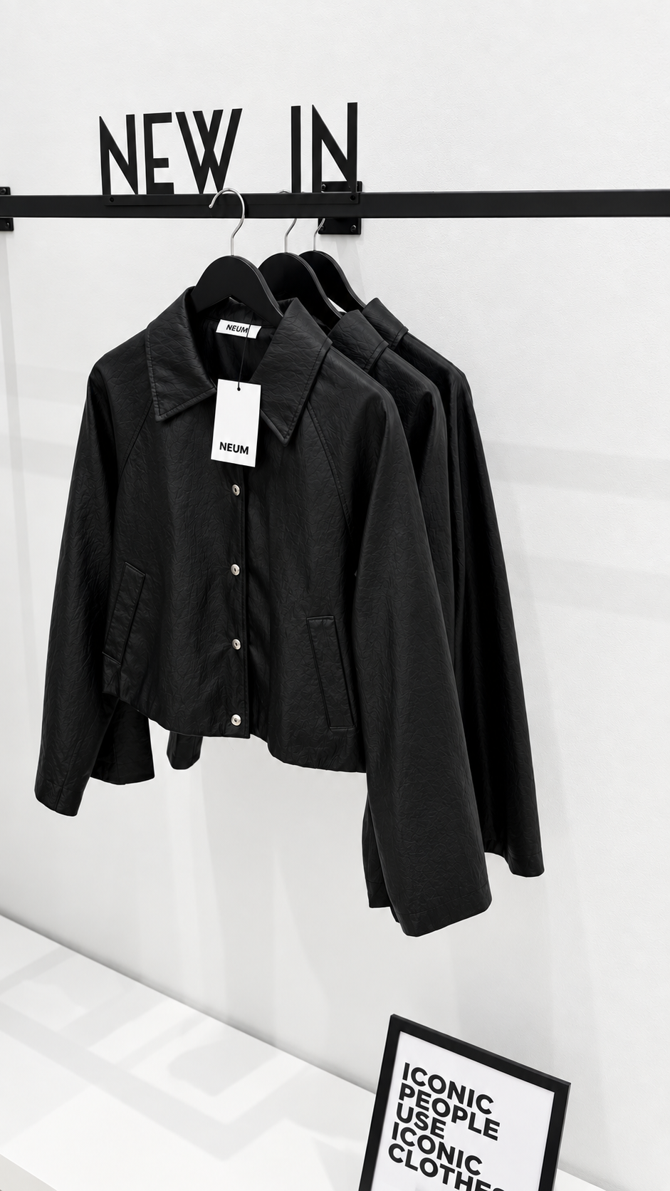 Bomber color negro