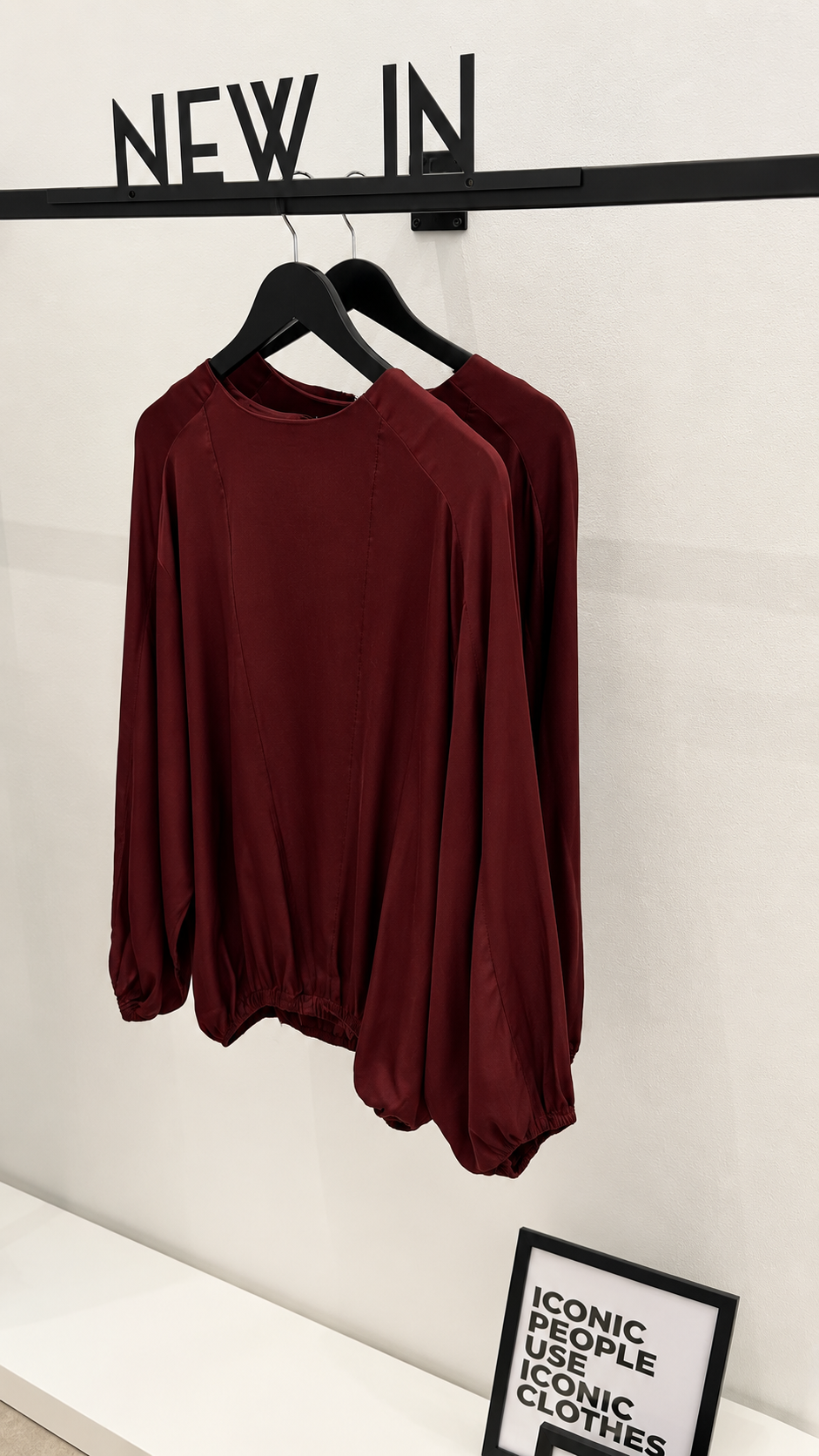 Camisa burdeos