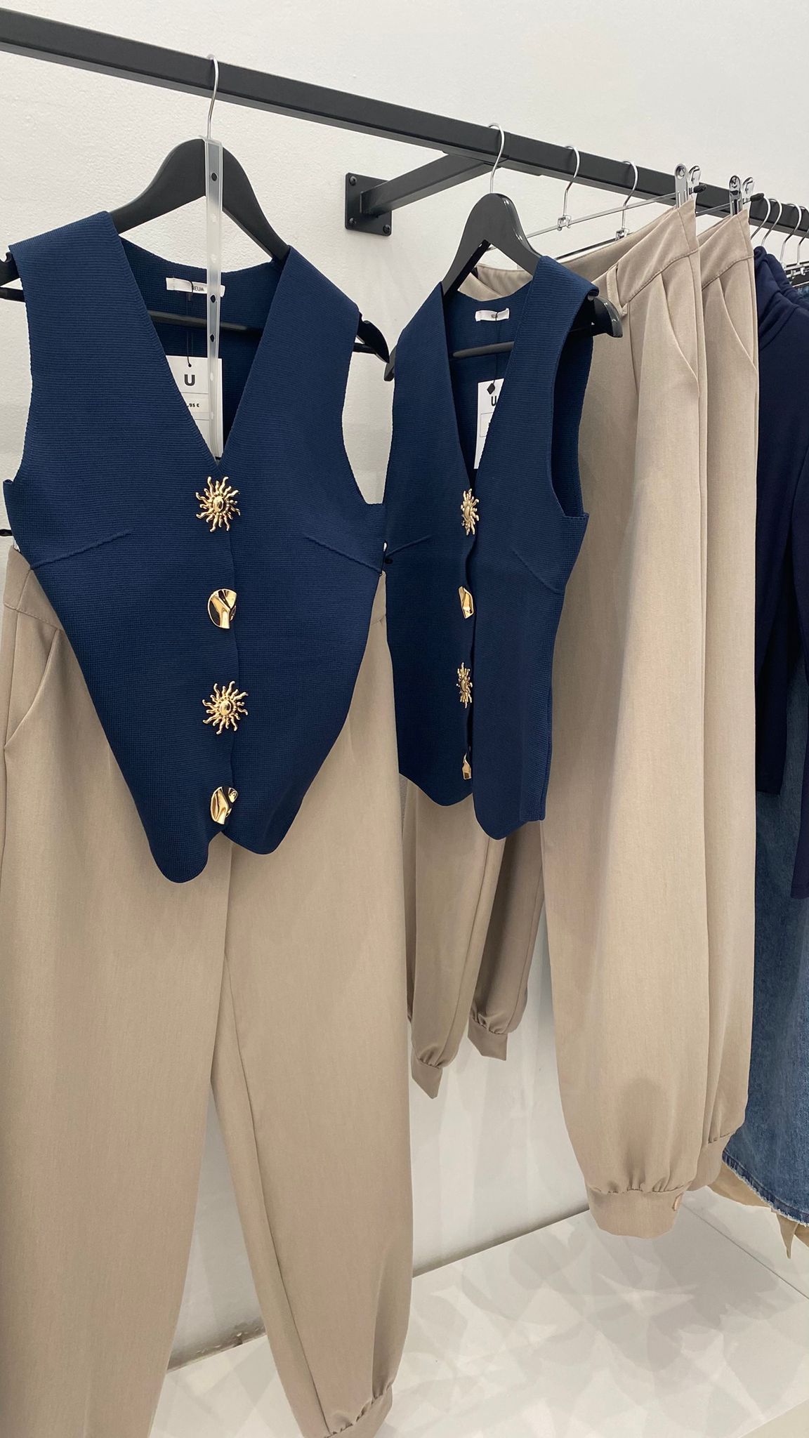Pantalón bombacho taupe