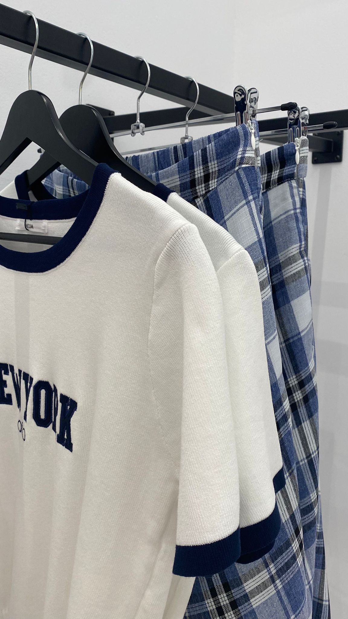 Camiseta de punto manga corta