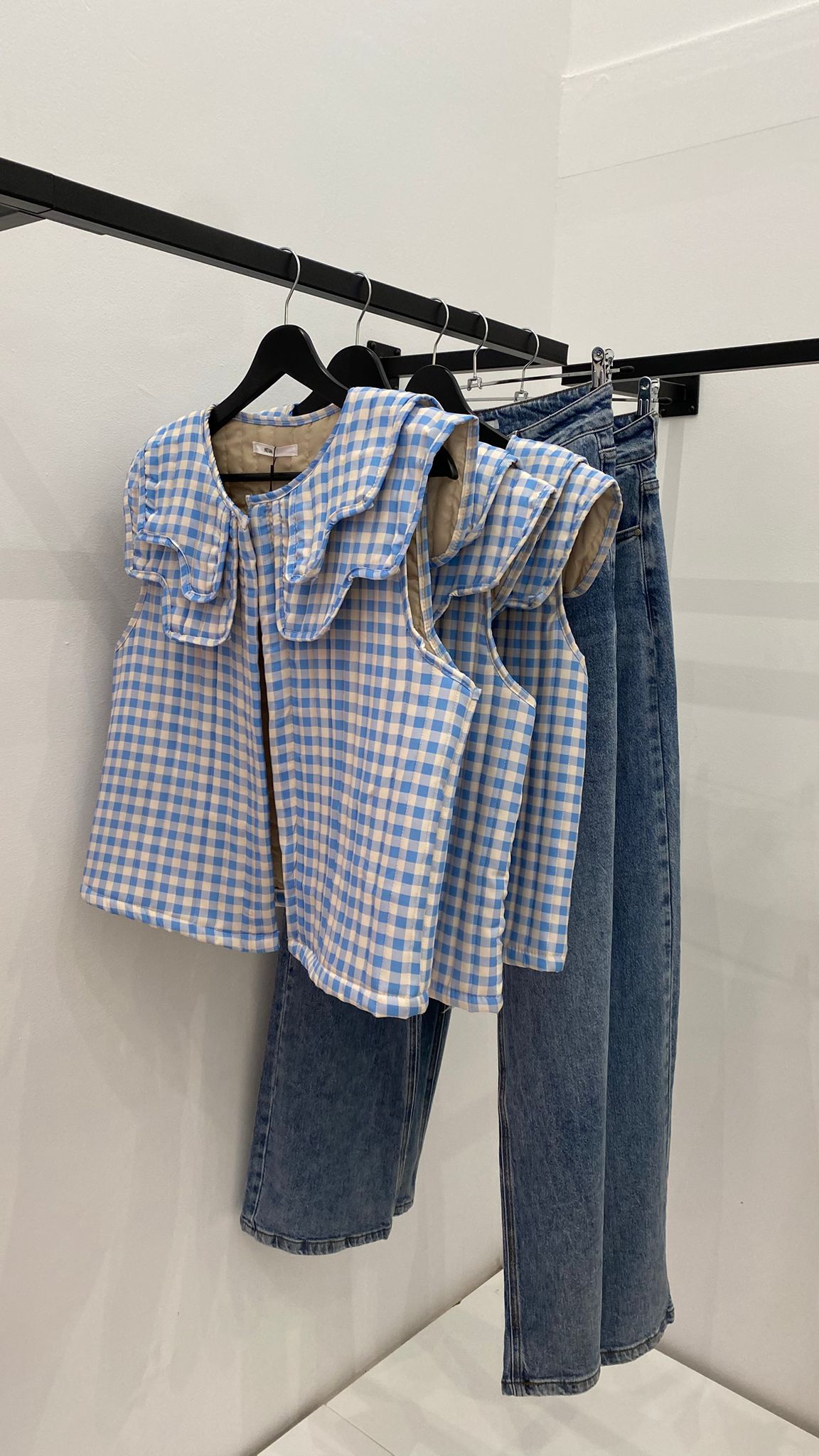 Chaleco cuadro vicky