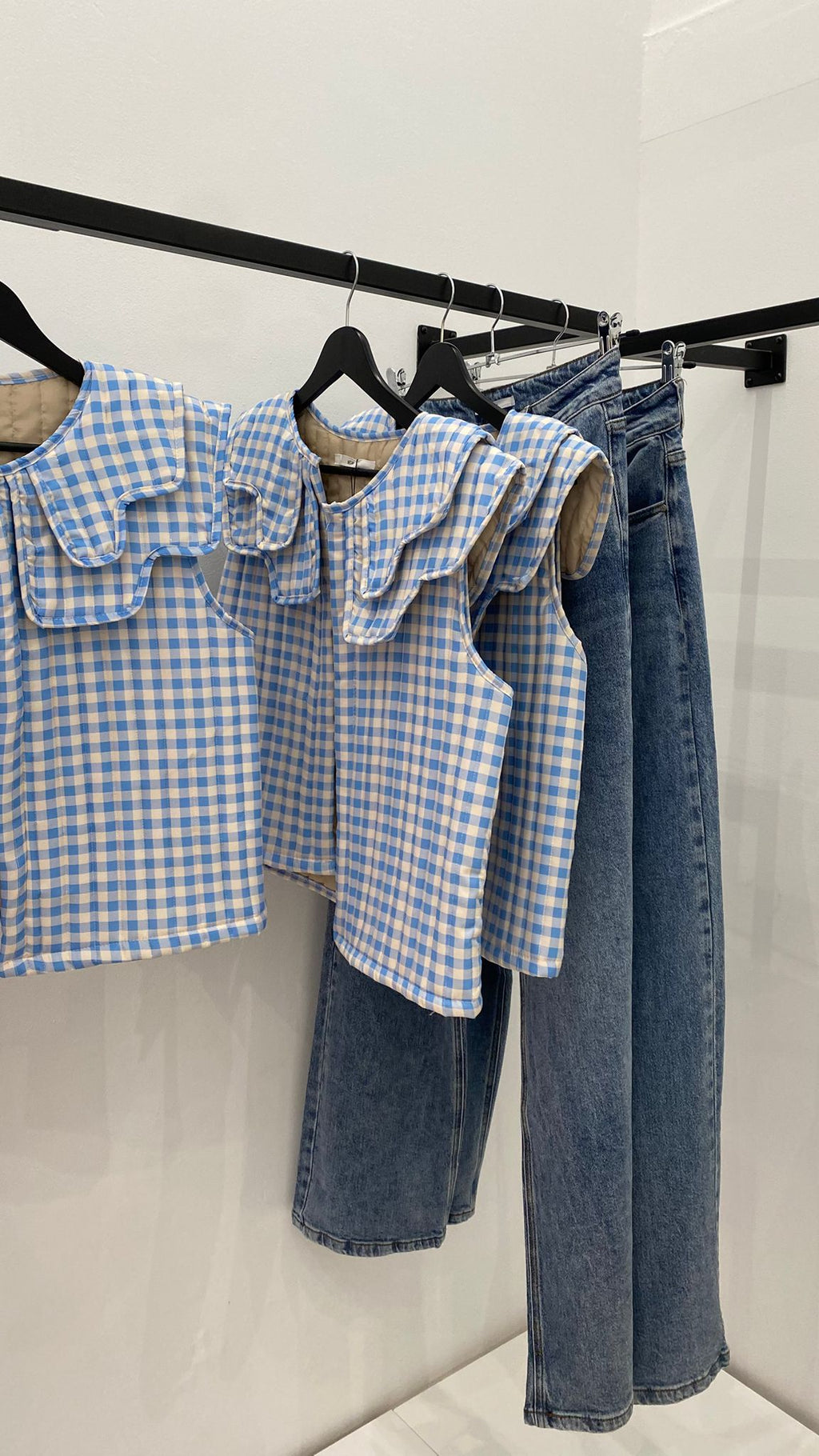 Chaleco cuadro vicky