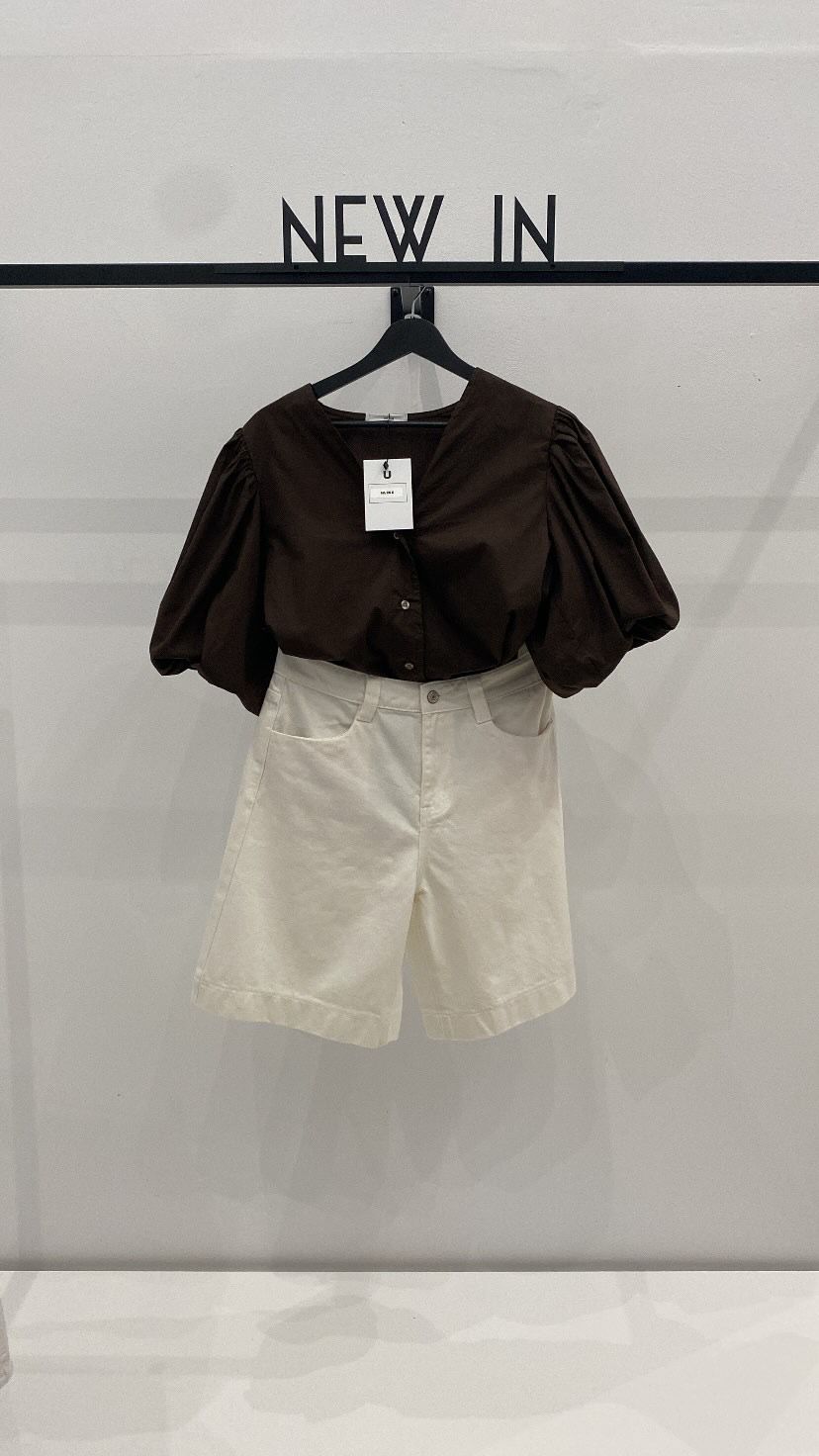 Camisa manga abullonada