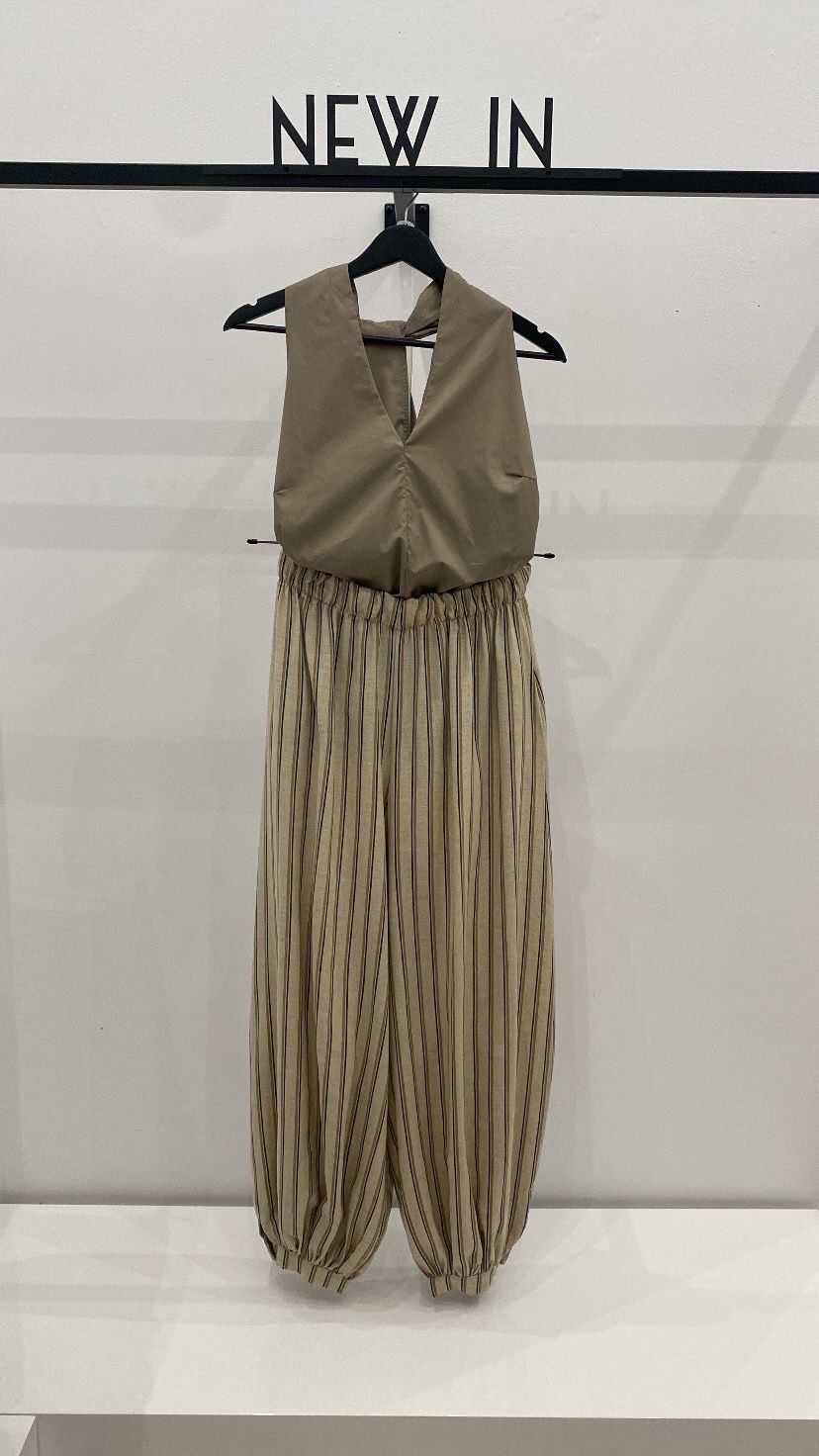 Pantalón bombacho rayas