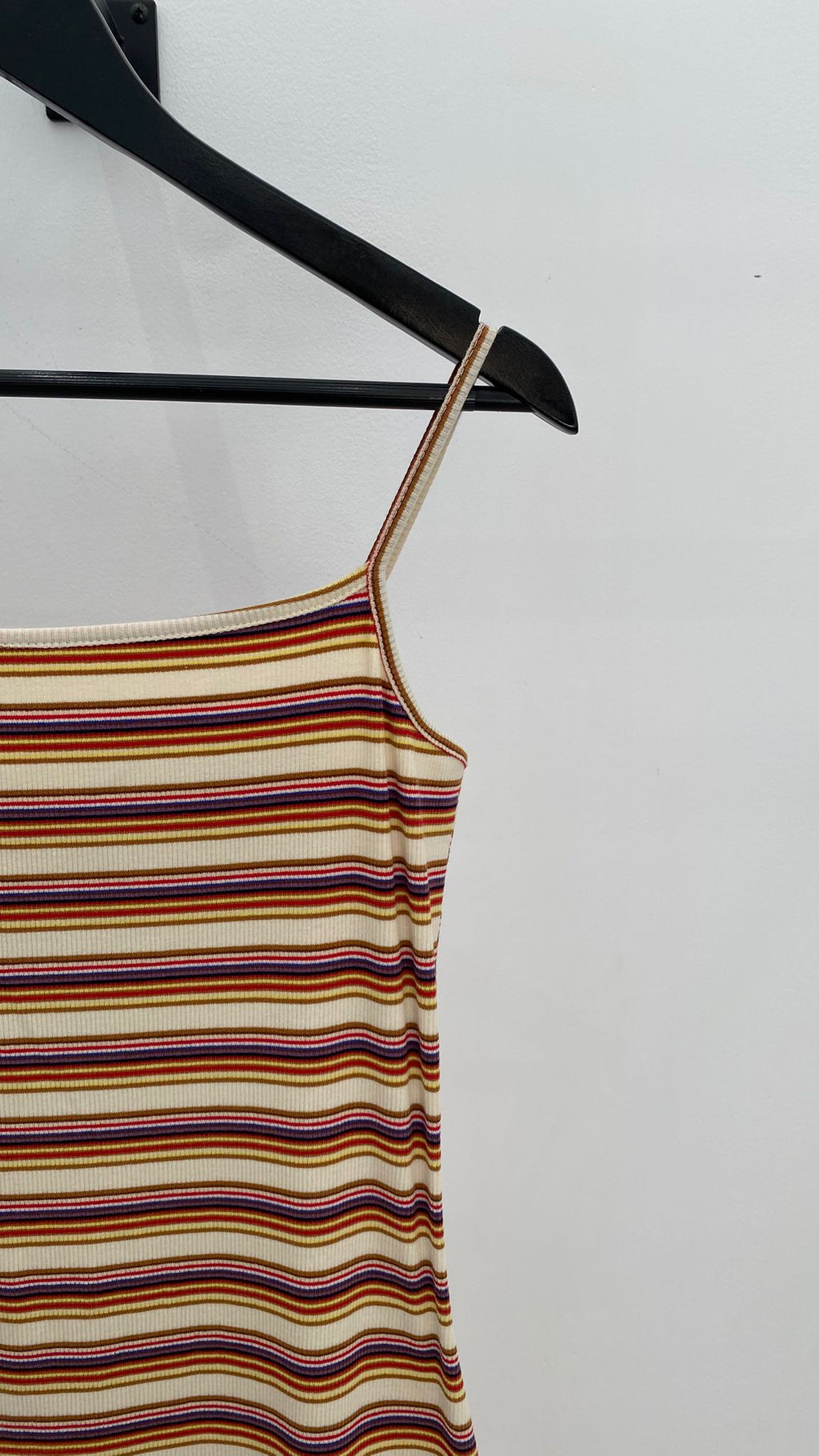Vestido largo a rayas