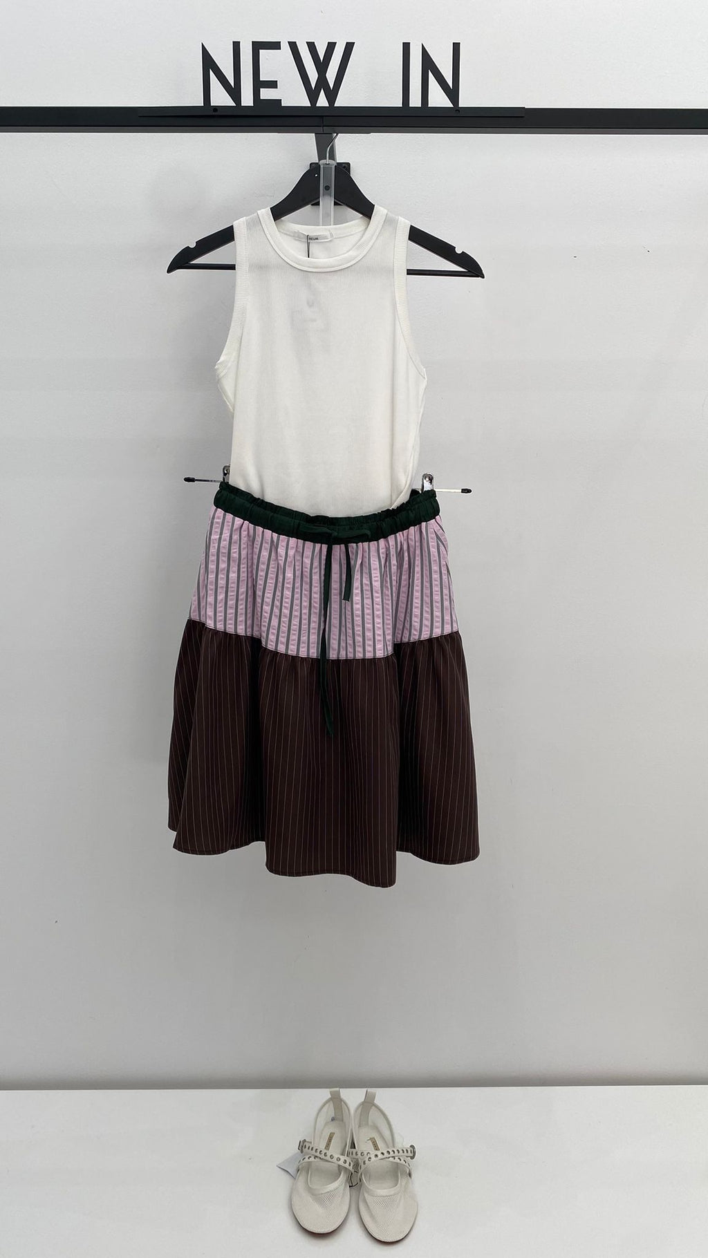 Falda corta estampada