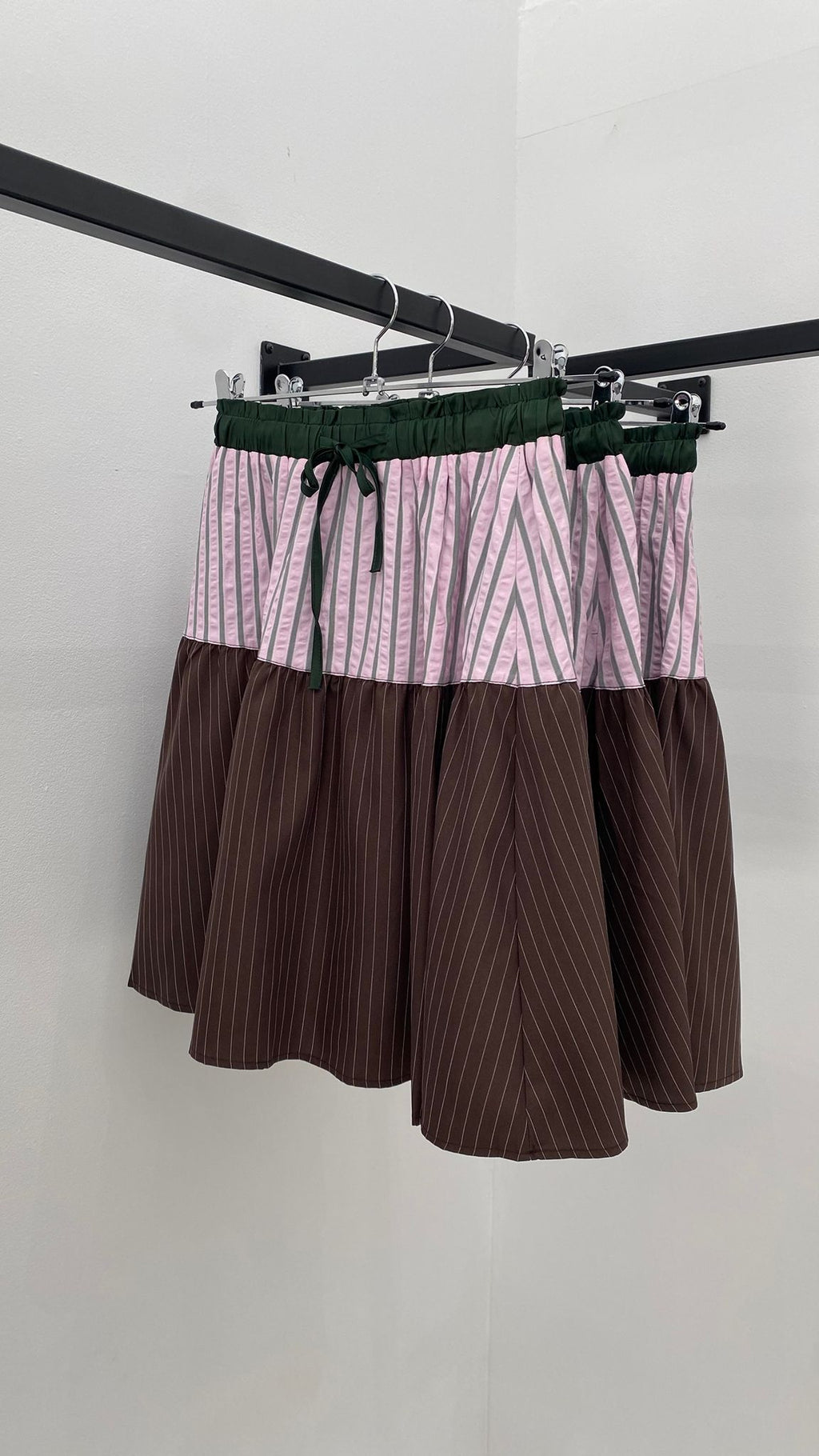 Falda corta estampada
