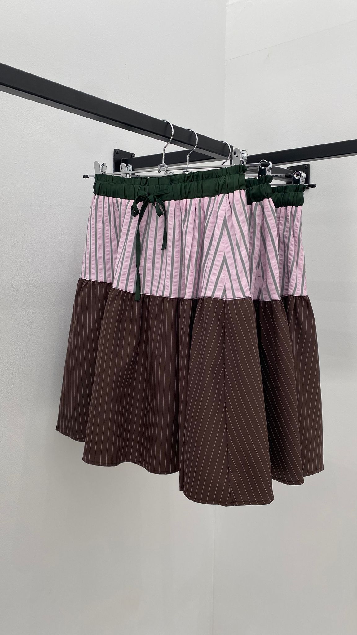 Falda corta estampada
