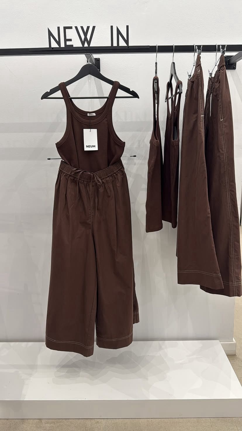 Pantalón corsario chocolate
