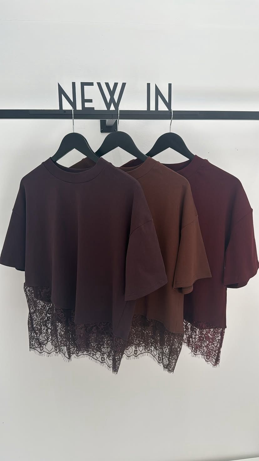 Camisetas encaje