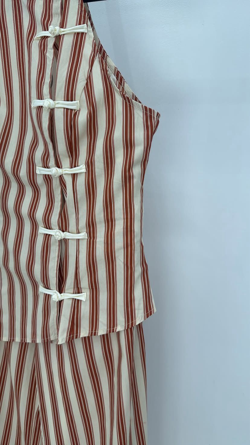 Conjunto rayas estilo japo