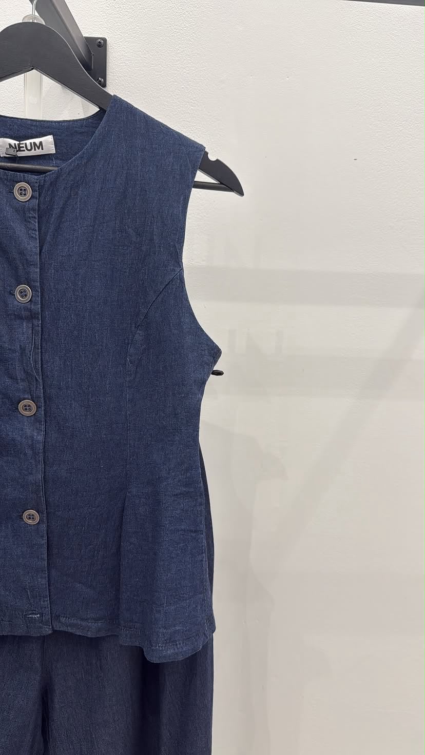 Pantalón bombacho denim