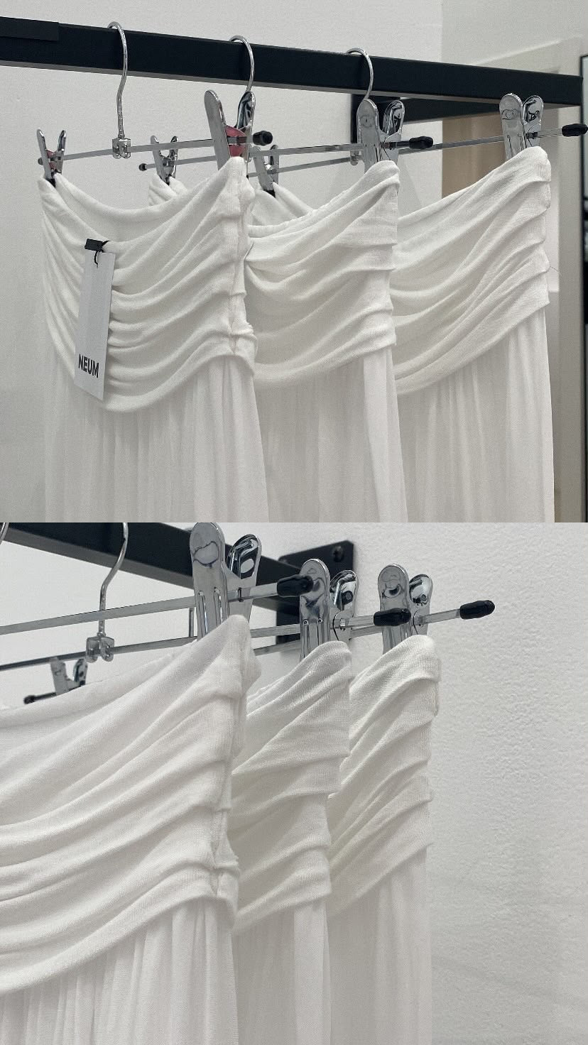 Pantalón bombacho blanco