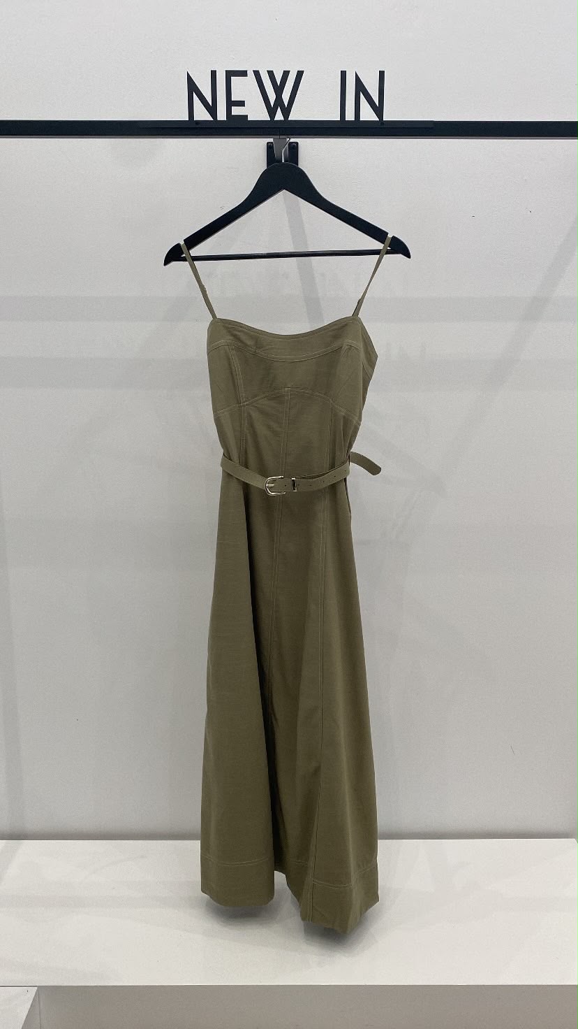 Vestido verde militar