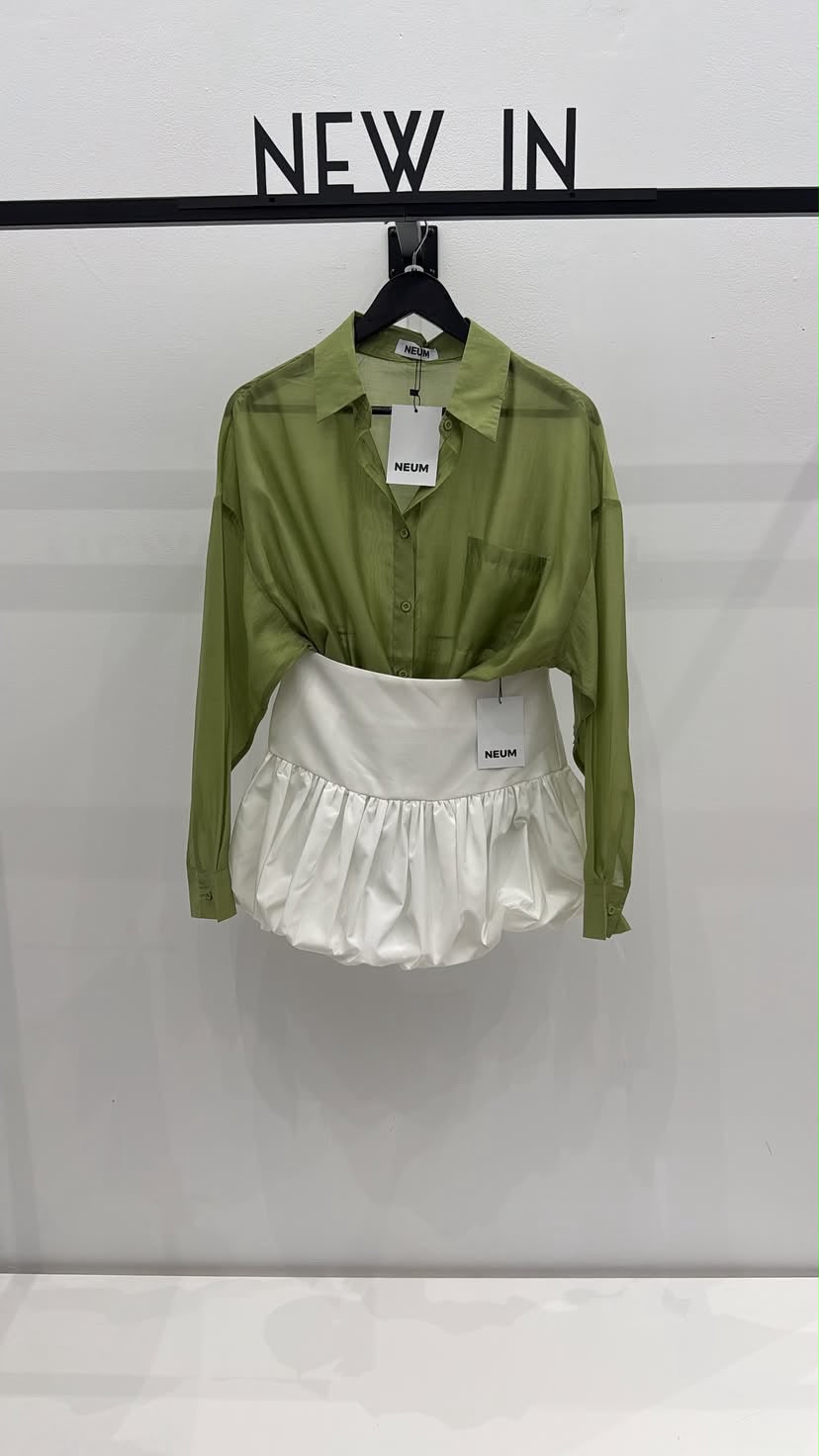 Camisa verde pistacho