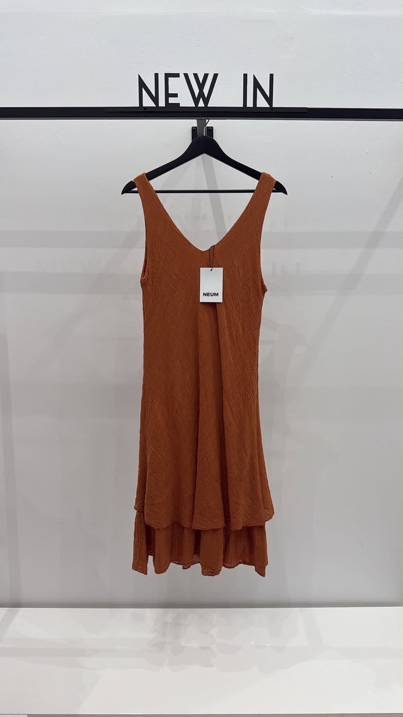 Vestido teja