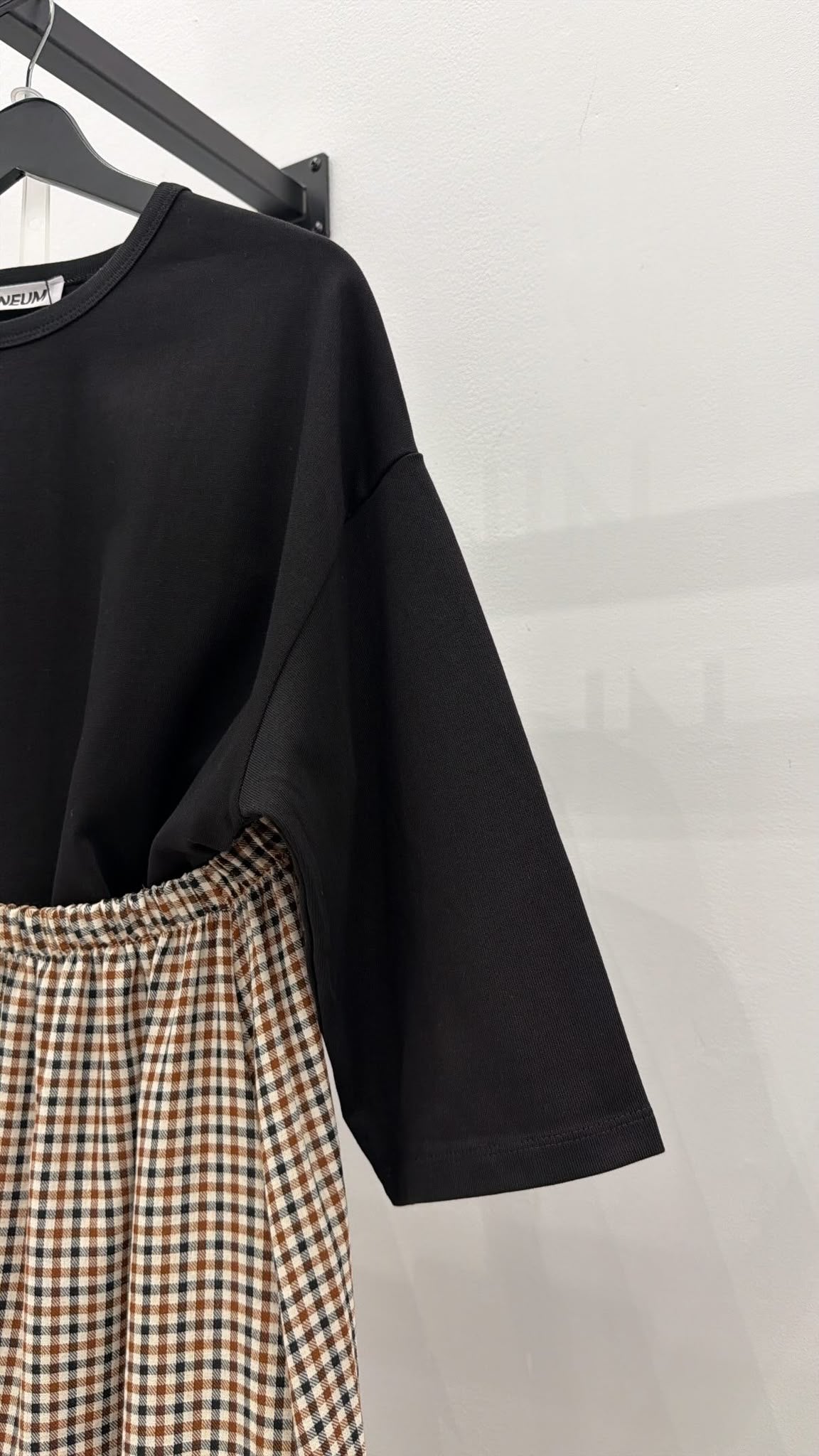 Pantalón bombacho cuadros