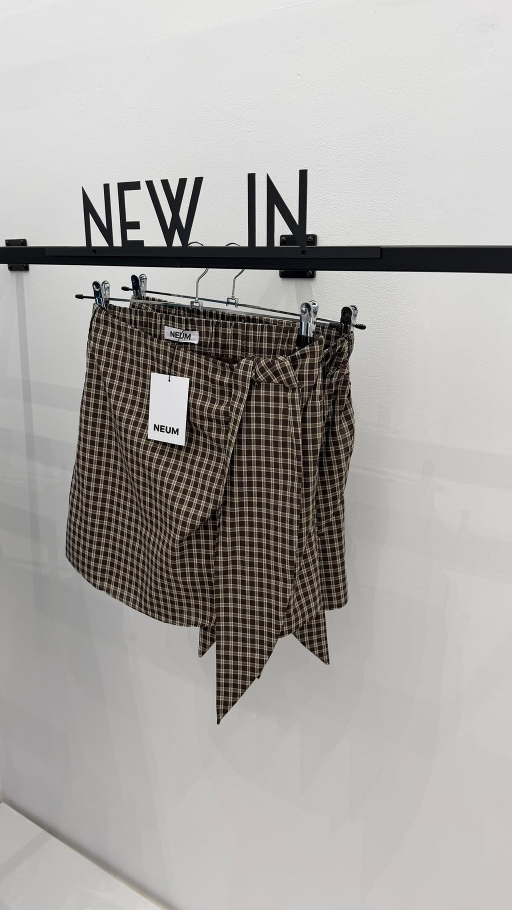 Falda pantalón cuadro