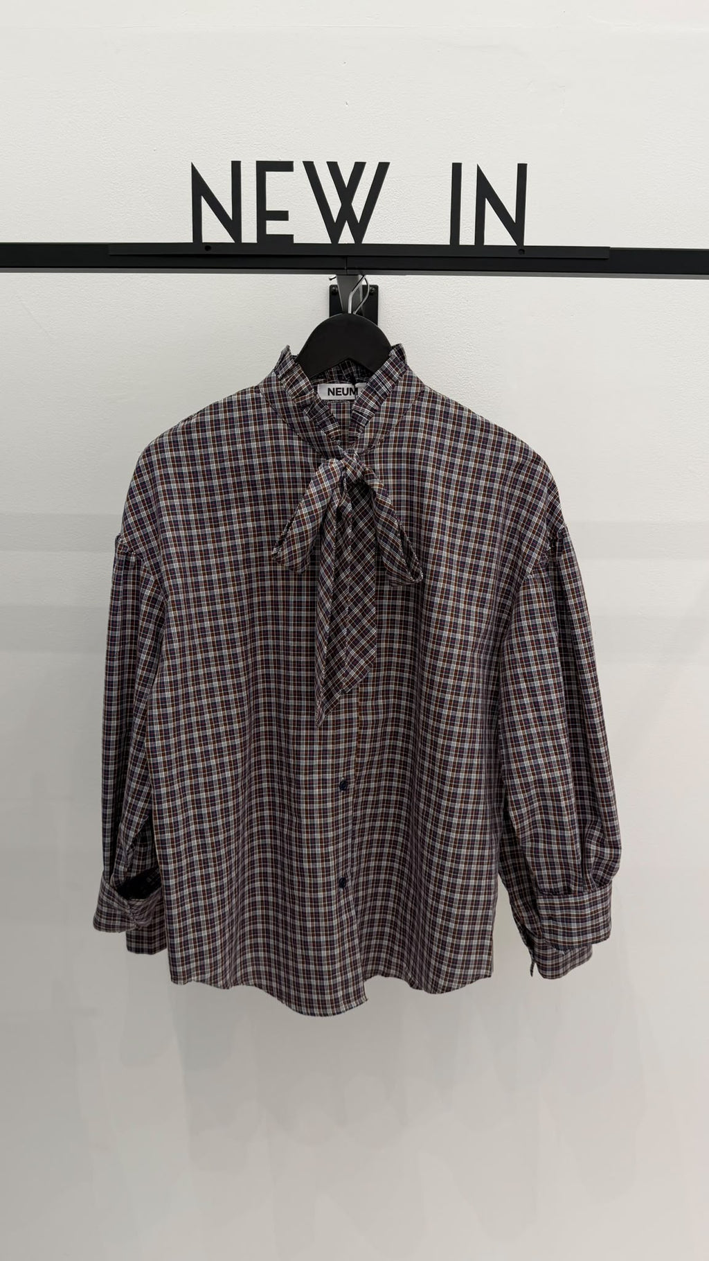 Camisa lazo cuadro