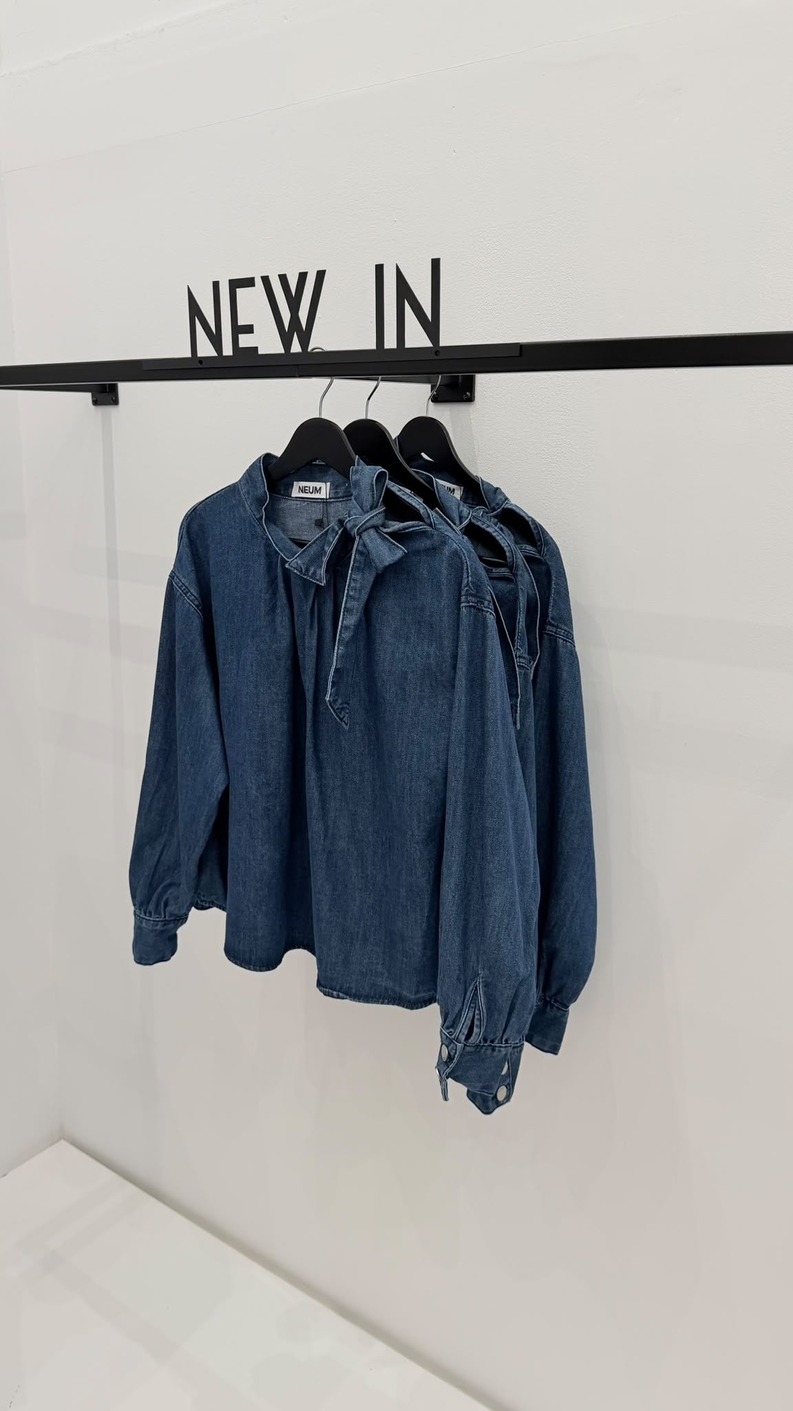 Camisa lazo denim