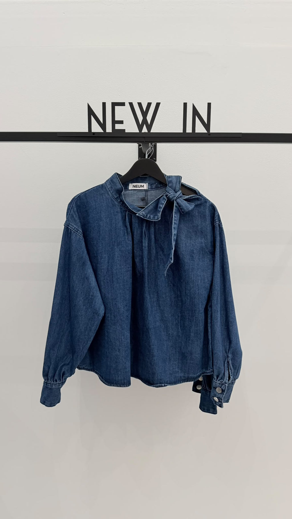 Camisa lazo denim