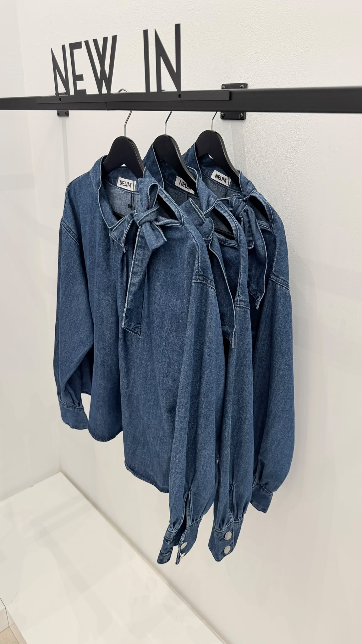 Camisa lazo denim