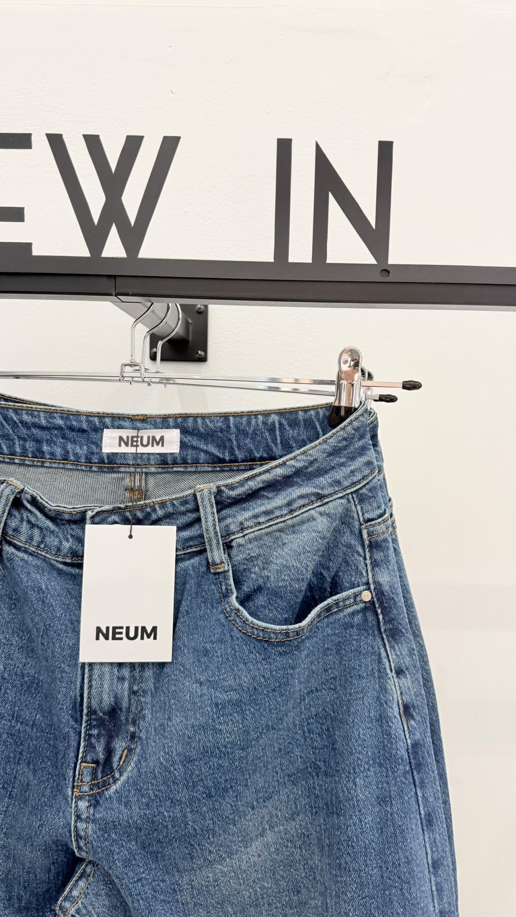 Jeans barrel cropped
