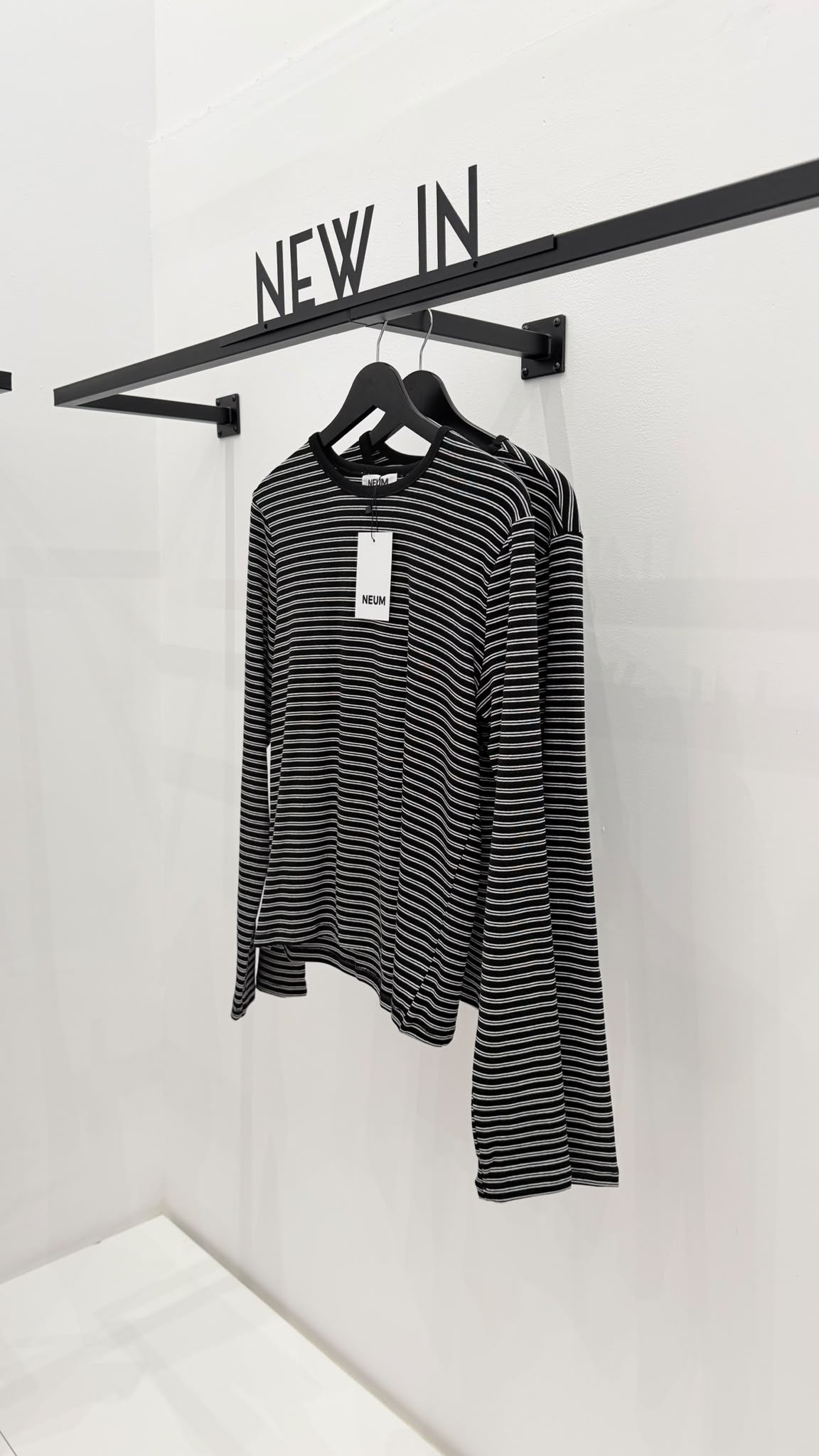 Camiseta básica rayas manga larga