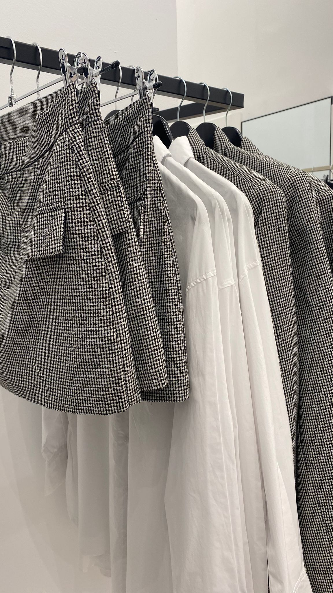 Falda pantalón patas de gallo